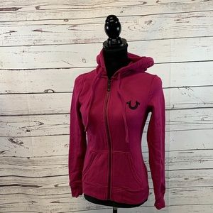 True Religion Women’s Purple Zip Hoodie XS